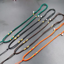 厂家批发 新款加粗款可伸缩缨络线项链绳 手工编织绳