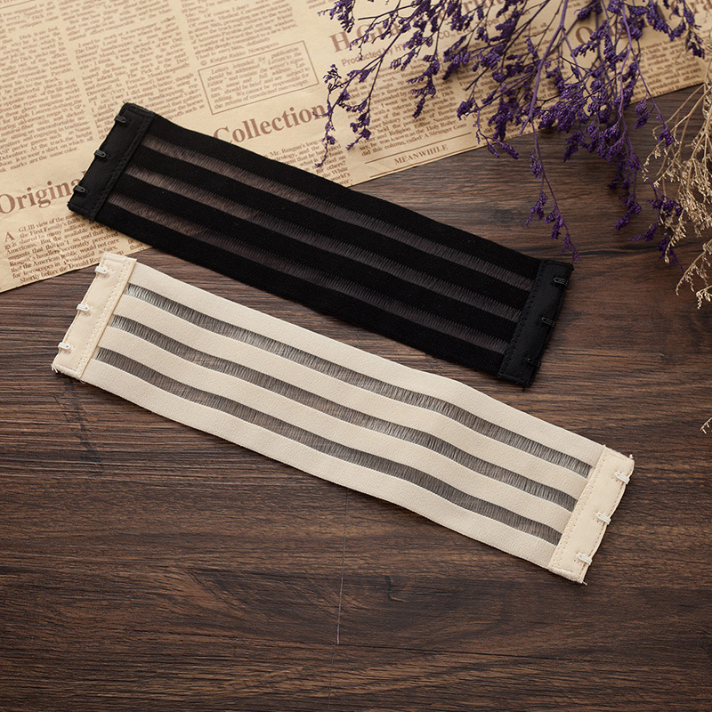 Cinta de pescado ropa interior Correa diosa sujetador accesorios elástico de dos lados gancho sujetador espalda hebilla accesorios pequeños