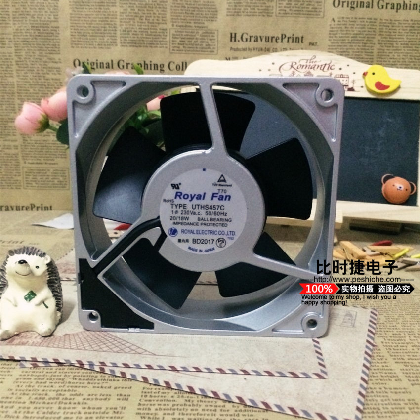 TYPE UTHS457C 230V 20/18W 12038 原装日本ROYALFAN 全金属风扇