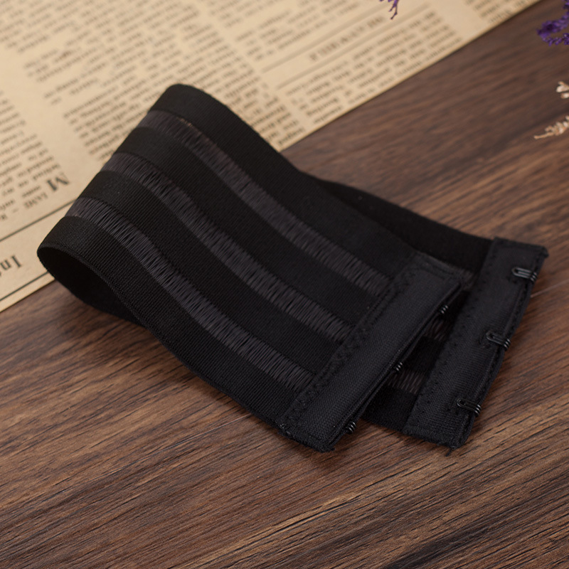 Cinta de pescado ropa interior Correa diosa sujetador accesorios elástico de dos lados gancho sujetador espalda hebilla accesorios pequeños