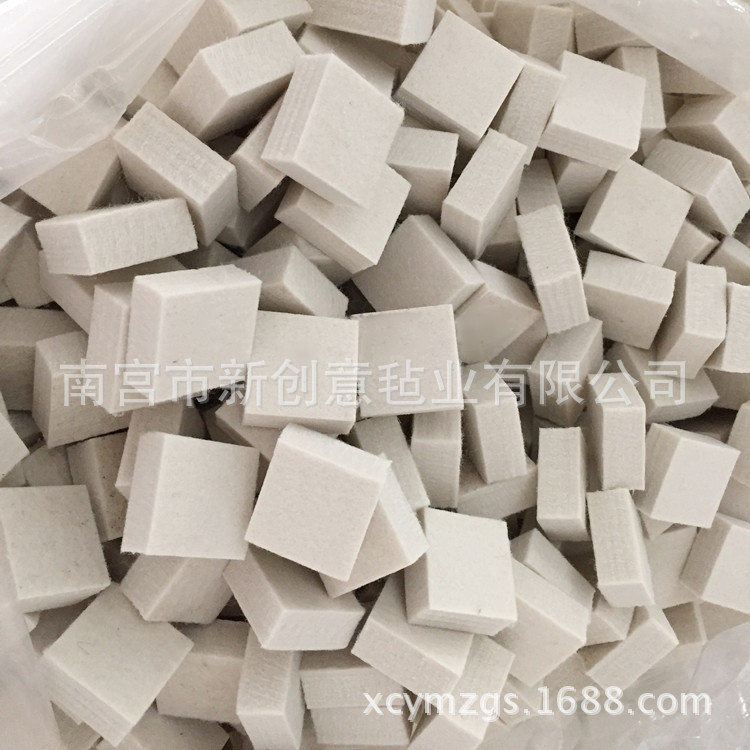 订购供应 高质量羊毛毡块 机械毛毡块 垫衬毛毡块