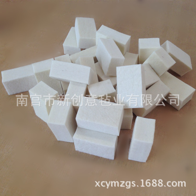 可做过滤毛毡块 吸油 储油 吸油毛毡块 新创意毛毡
