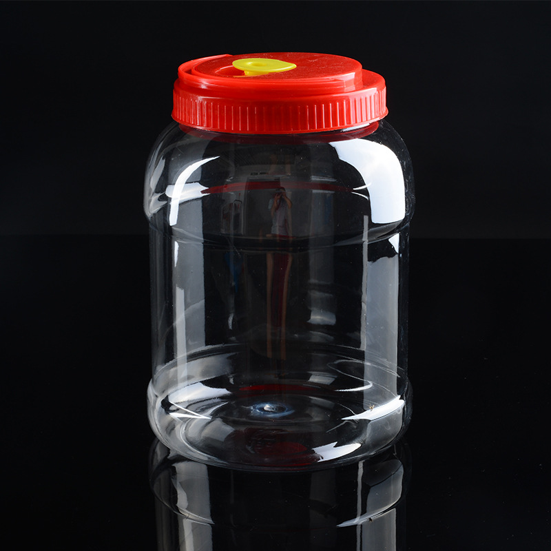 2019新款5斤瓶广口瓶  大口径 饮用水蜂蜜包装塑料瓶厂家批发