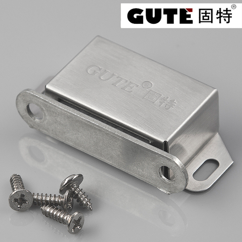 GUTE 501 cabinet suction touch beads cabinet door magnetic furniture hardware magnetic touch with screws wholesale