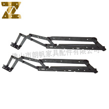 朗帆LFF004功能家具五金折叠铰 儿童椅二折铁架沙发椅脚踏配件