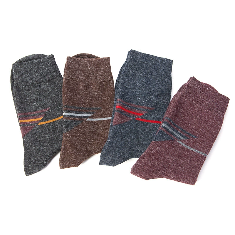 Winter warm solid woolen socks