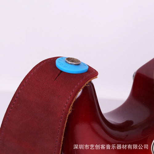 Guitar strap buckle electric guitar anti-slip strap anchor anti-drop strap lock buckle acoustic guitar tail pin buckle silicone pad