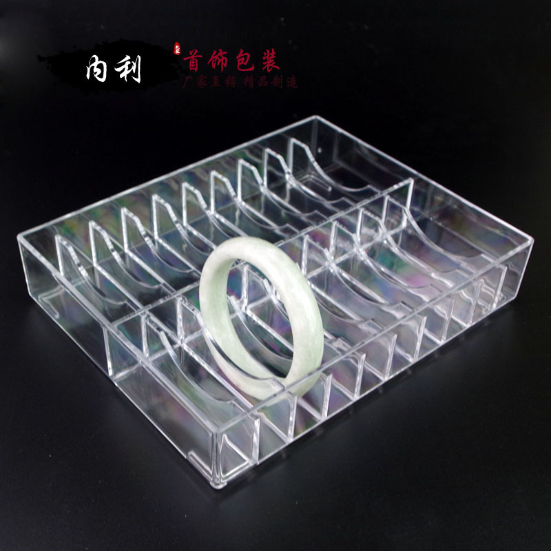 Transparent Acrylic Bracelet Stand Jewelry Display Stand Silver Jewelry Display Props Jade Bracelet Display Tray