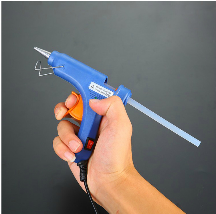 热熔胶枪胶棒20w小胶枪7mm胶棒 手工DIY制作家用儿童电胶枪胶棒条
