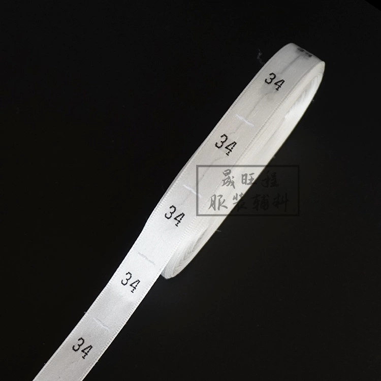 Clothing label tag size label number satin woven edge label Taiwan machine-made neck label fabric label direct selling