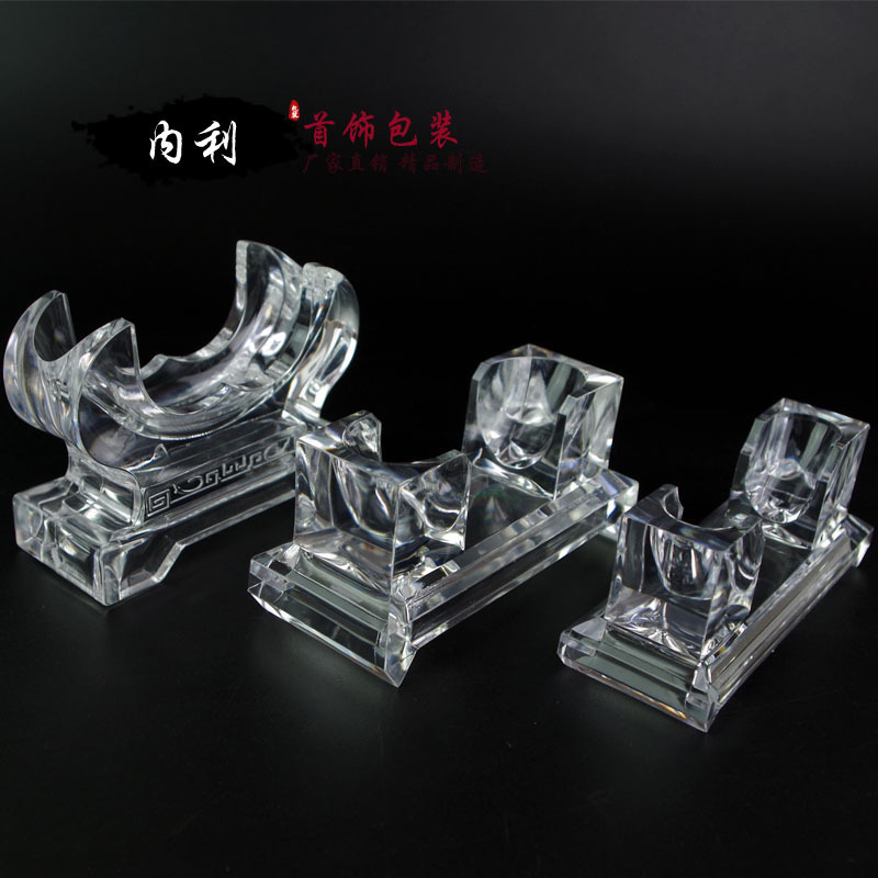 Bracelet display stand jade display props transparent bracelet stand acrylic bracelet stand jewelry holder packaging wholesale