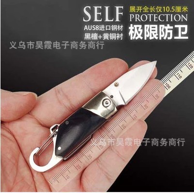 防身折叠小刀迷你小刀野外求生工具刀随身小刀迷你钥匙小刀