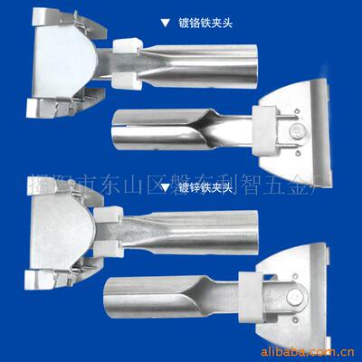 供应拖把夹子拖把头商用家用拖把镀铬铁夹头大号平板尘推拖把配件|ms