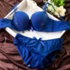 Pure blue suit