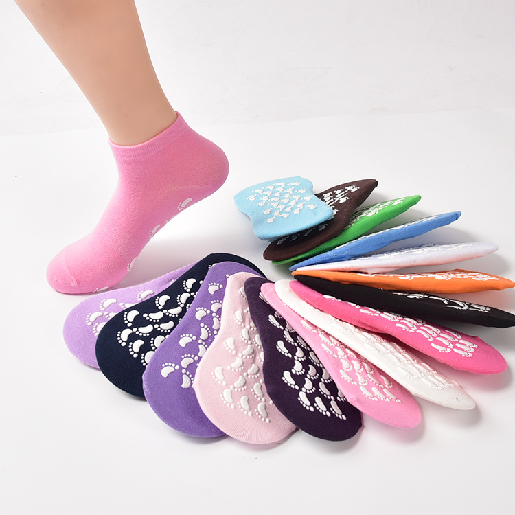Men's and women's thin yoga floor socks early education non-slip parent-child cotton socks trampoline socks manufacturers wholesale plus LOGO