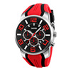 Universal waterproof silica gel men's watch strap, neon quartz watches