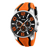 Universal waterproof silica gel men's watch strap, neon quartz watches