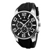 Universal waterproof silica gel men's watch strap, neon quartz watches