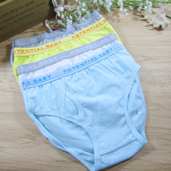 Factory direct sale children's underwear wholesale, cotton medium and large size triangle pants, solid color cotton material, suitable for plus-size wear.