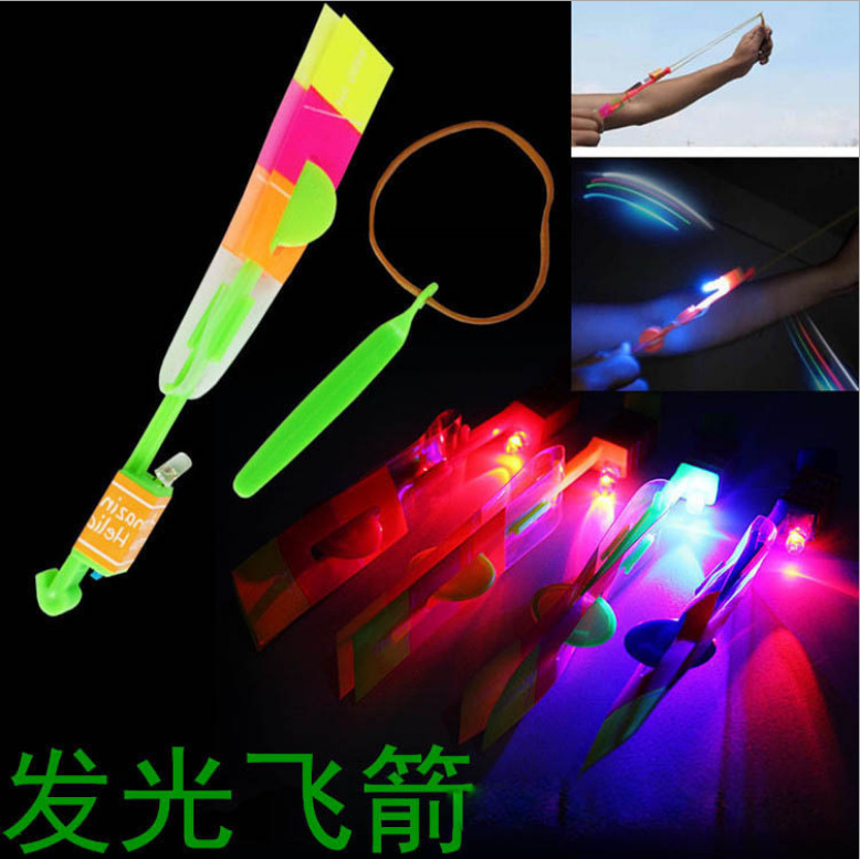 Luminous Flying Arrow Blue Light Flying Sword Ejection Rubber Band…