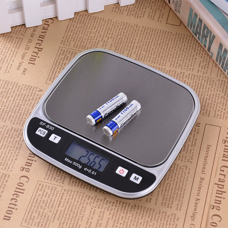 Foreign trade precision multifunctional household kitchen scale new LCD backlight large screen electronic scale household baking scale