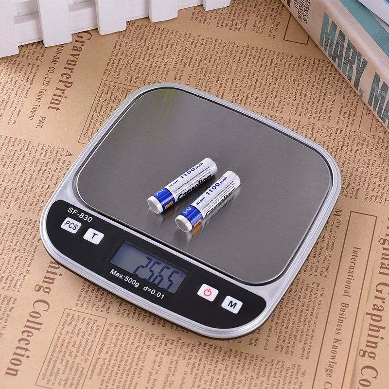 Foreign trade precision multifunctional household kitchen scale new LCD backlight large screen electronic scale household baking scale
