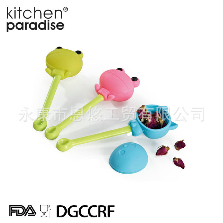 精品推荐硅胶茶包 硅胶泡茶器 清新可爱小动物硅胶茶漏 食品级