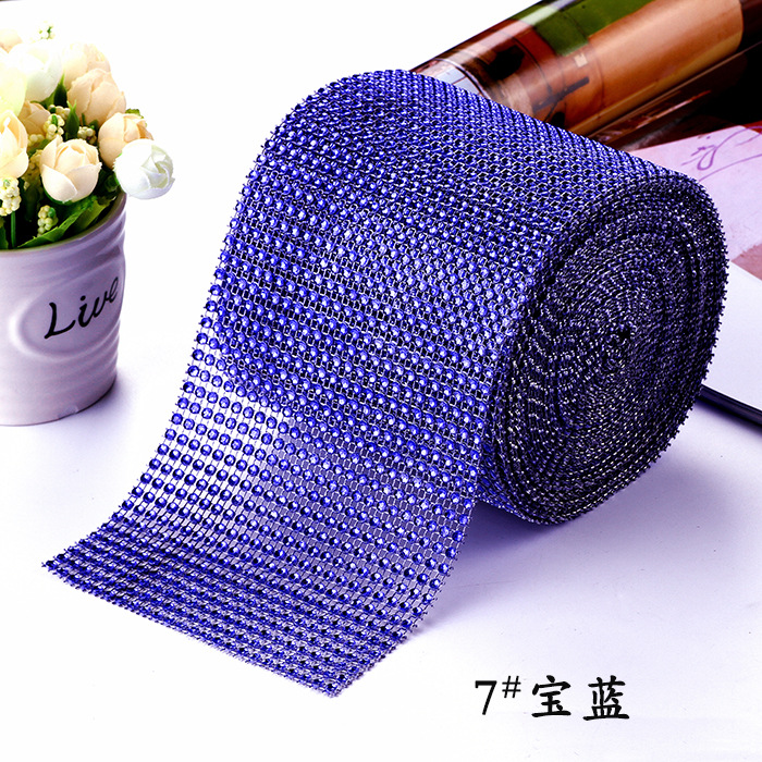 24 filas de taladro de malla de plástico hueco/taladro de línea/taladro de fila de 4mm/taladro de imitación, decoración navideña, artesanía, cortina