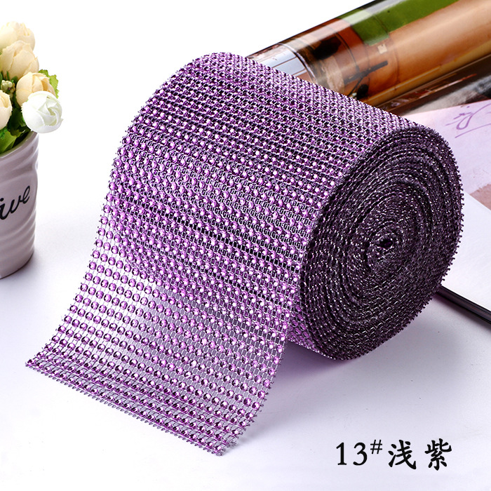 24 filas de taladro de malla de plástico hueco/taladro de línea/taladro de fila de 4mm/taladro de imitación, decoración navideña, artesanía, cortina