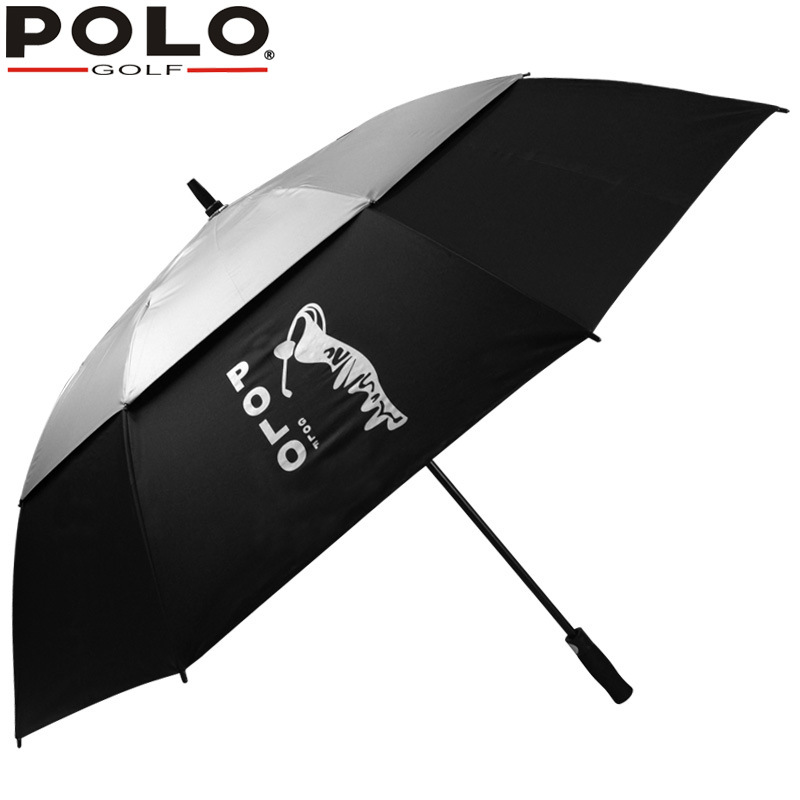POLO Genuine Golf Sunny Umbrella Automatic Double Layer Creative Long Handle Plus UV Protection and Rain Protection
