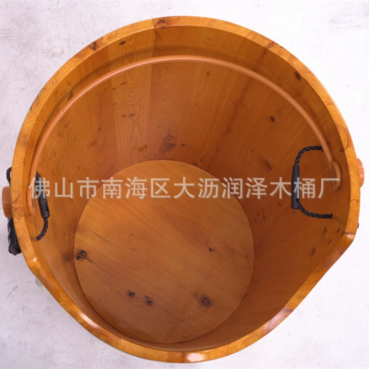 Рождествительно Cedar wood fumigation barrel multi-purpose gynecological fumigation barrel heightened foot bath barrel steam heating foot wash basin