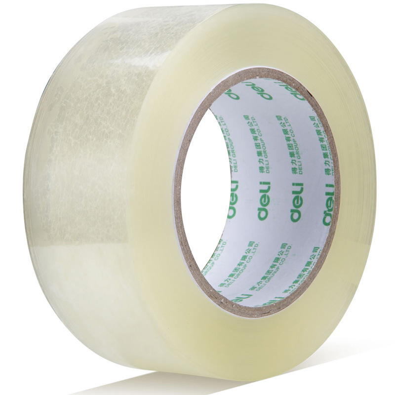 得力30207透明封箱胶带仓库打包发货胶纸办公用品48mm*150y