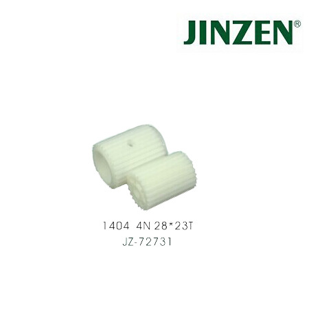 橡筋多针车1404尼龙轮02-486/02-487 28T+23T 工业缝纫机配件