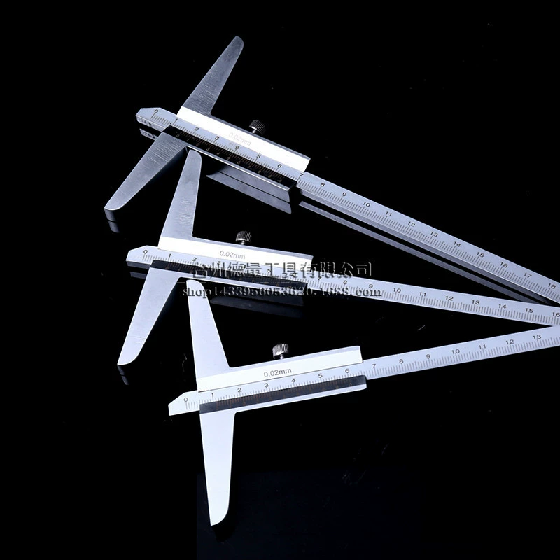 Точный глубинный штангенциркуль Precision Depth Vernier Caliper - 0-150/0-200/0-300/0-500мм для точных измерений