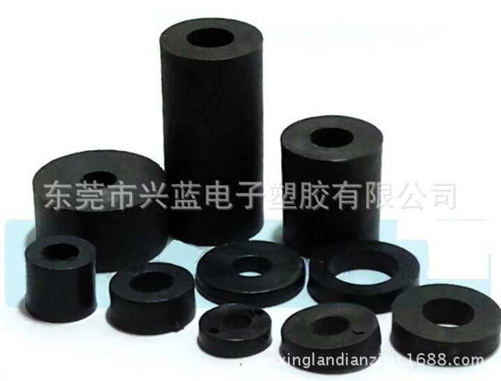 Черная круглая прокладка/цилиндрическая трубка черноты столбца изоляции/столбца АБС прямая/трубка нейлона неубедительная