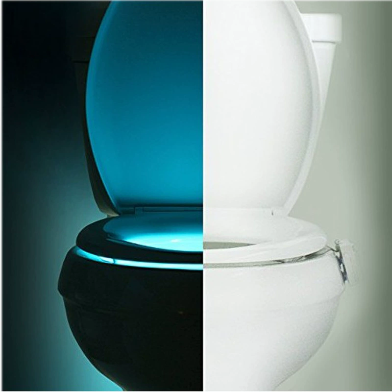 Creative toilet, induction night light, 16 colors, wholesale