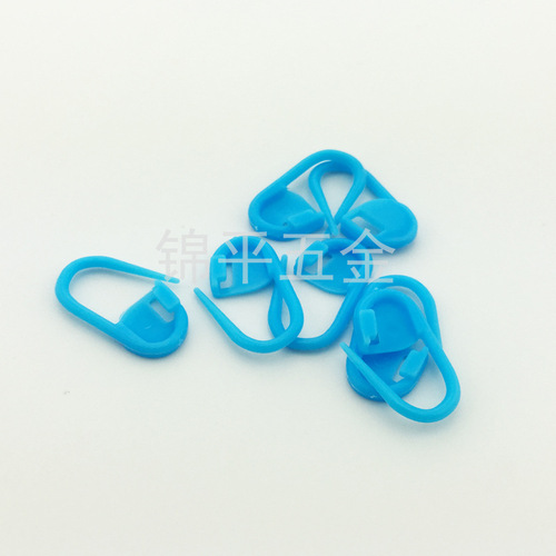 Colorful knitting yarn small mark buckle, colorful safety pin, plastic positioning buckle diy anti-unlocking pin buckle wholesale