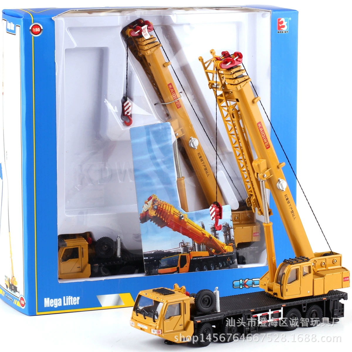 1:55 Все сплав cranes crane toy инженерное транспортное средство модель коллекция и декоративные изделия могут быть смешаны партиями