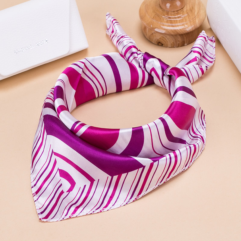 Professional Women's Square Scarves Spring Autumn Style Bank Flight Attendant White Collar Business Small Scarves for Businesswomen_voghion.com
