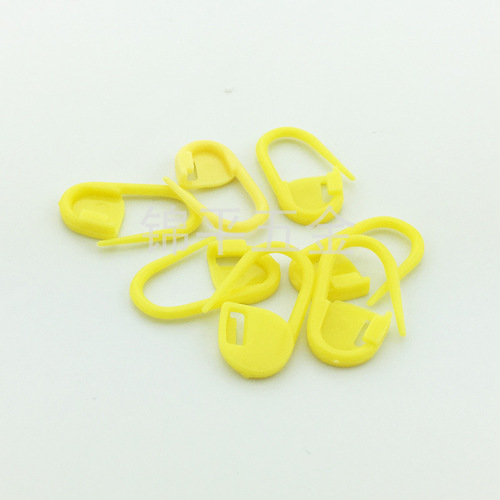 Colorful knitting yarn small mark buckle, colorful safety pin, plastic positioning buckle diy anti-unlocking pin buckle wholesale