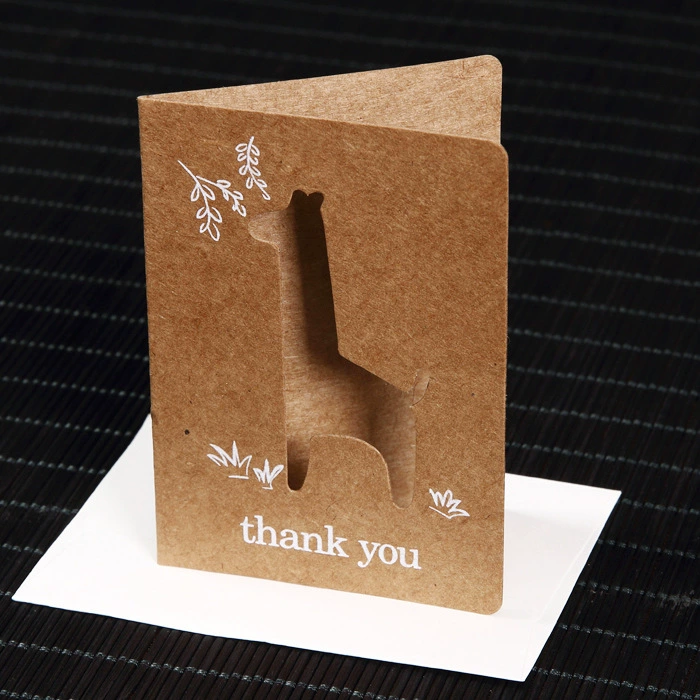  Retro leather postcard with laser, cards, Birthday gift, wholesale