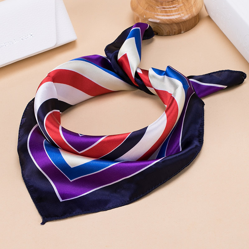 Professional Women's Square Scarves Spring Autumn Style Bank Flight Attendant White Collar Business Small Scarves for Businesswomen_voghion.com