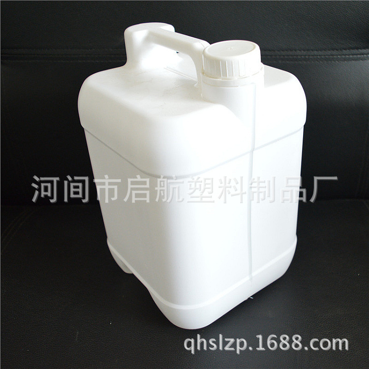 厂家供应5升 5000ml塑料桶 方形化工兽药桶 大容量农药桶废液桶