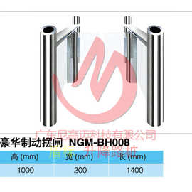 智能豪华制动摆闸|不锈钢高端快速自动摆闸图片|佛山通道闸厂家
