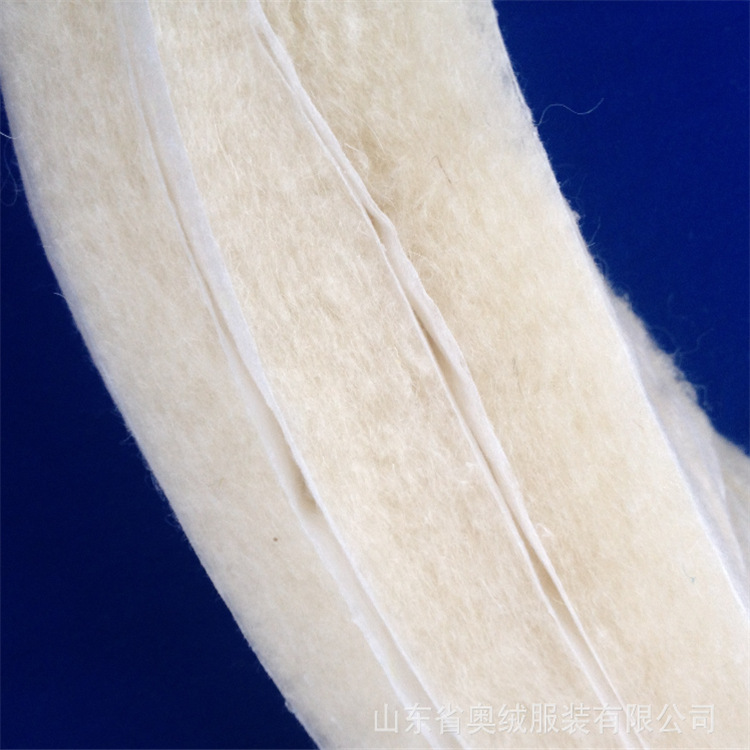 厂家工装棉服用羊毛涤纶混纺针刺絮片 250g羊毛无纺针刺棉 羊毛棉