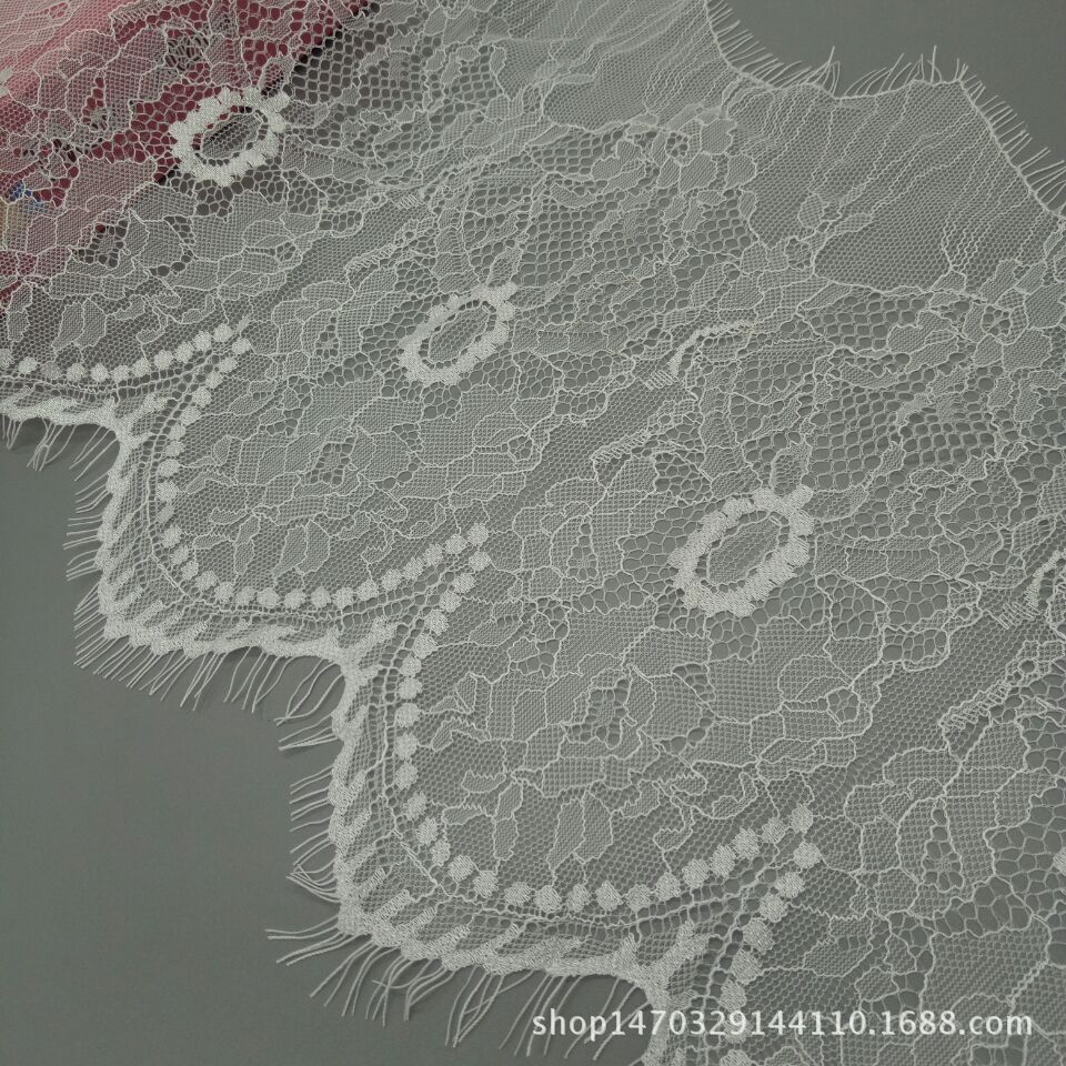 厂家直销现货批发25cm好质量眼睫毛蕾丝花边各种女装婚纱花边