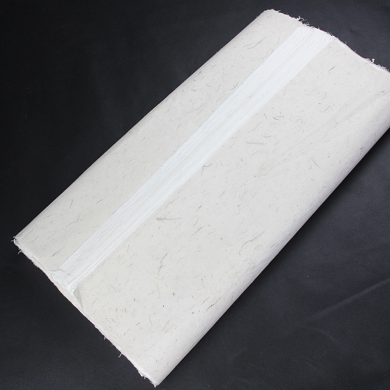 泾县宣纸四尺白云龙皮纸书画创作构树皮书法国画没骨水彩画绘画用