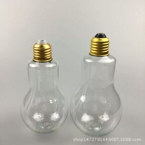 300ML 350MLpet塑料瓶,别致灯泡瓶