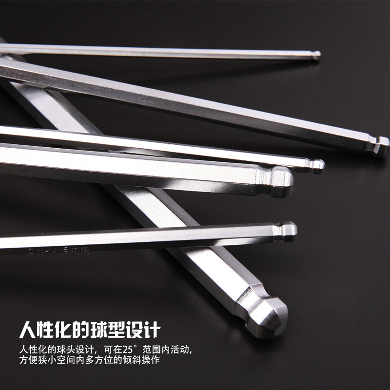 Venta al por mayor hexágono llave traje bola cabeza plana arroz Plum Blossom hexágono llave destornillador conjunto traje