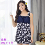 厂家 批发连体泳衣温泉游泳衣G1007 加肥姐 聚拢温 泉泳衣泳裤